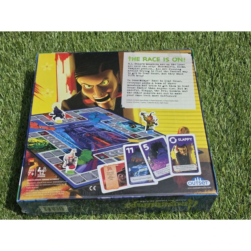 Goosebumps: Race To Dead House Board Game New Sealed*